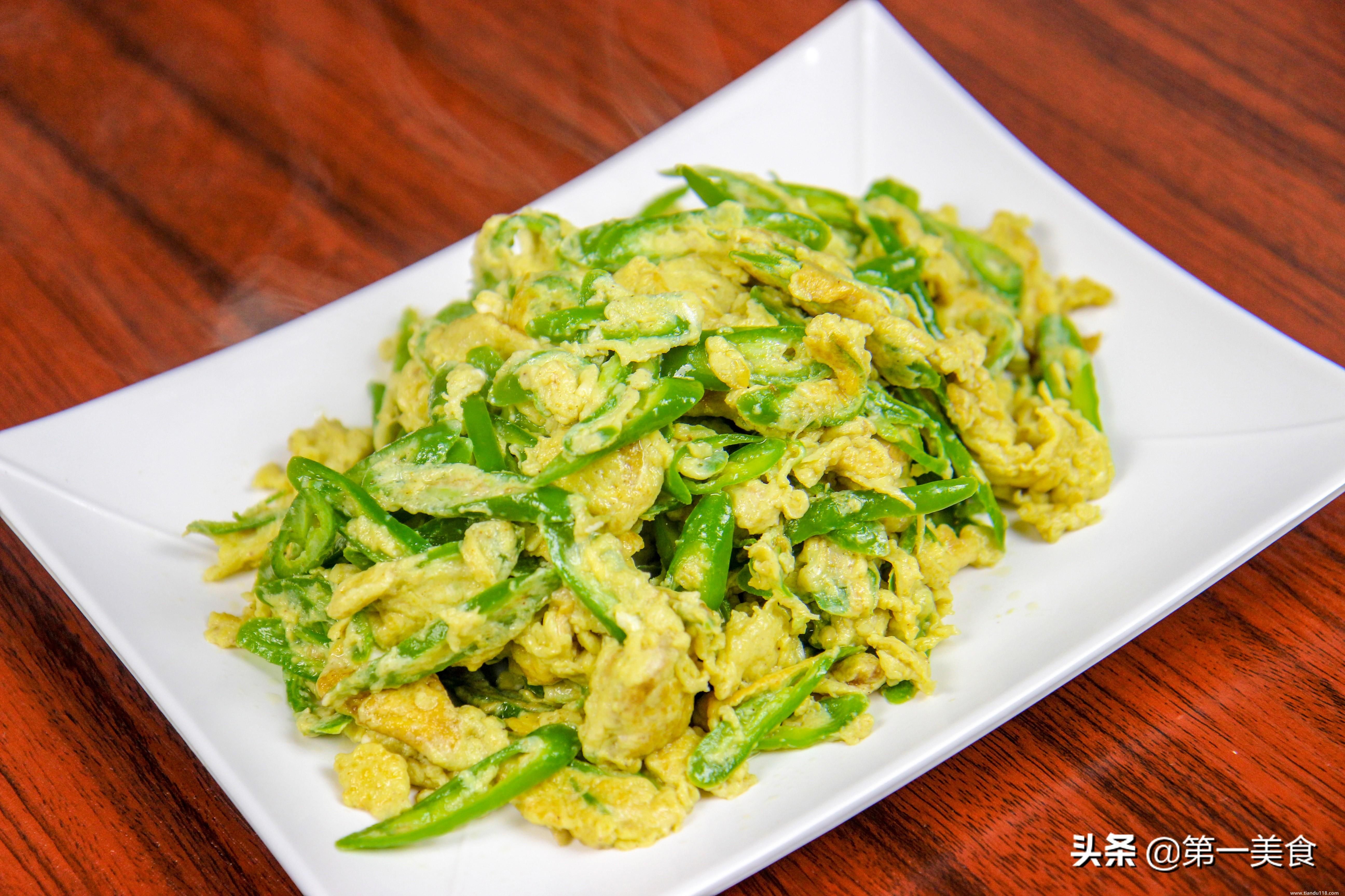 青椒炒雞蛋的做法（青椒炒雞蛋怎么做）