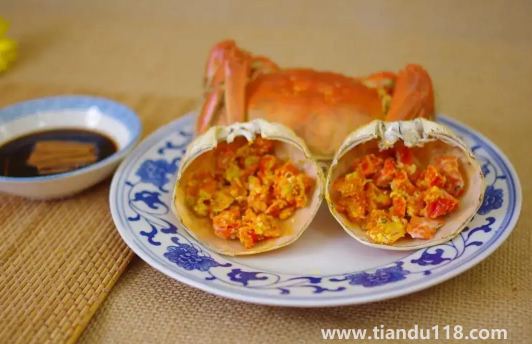 蟹蒸出來怎么蟹黃變黑了(蒸螃蟹的做法)(圖3) 蟹蒸出來怎么蟹黃變黑了3