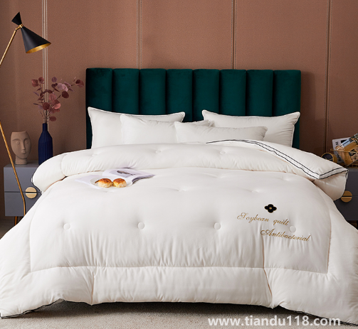 新買的大豆纖維被子可以直接蓋嗎(大豆纖維被清洗要注意什么)(圖2) 新買的大豆纖維被子可以直接蓋嗎2